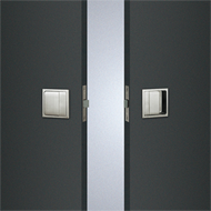 Flush Door Handle - 80mm - Stainless St